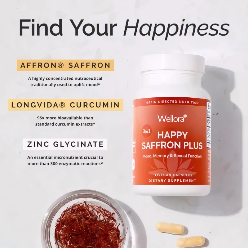 Wellora® Happy Saffron Plus